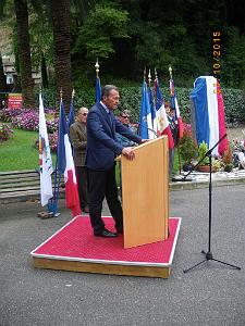 2015 10 03 CAGNES SUR MER INAUGURATION DE LA NOUVELLE STELE (24)M. le depute Lionnel LUCAS